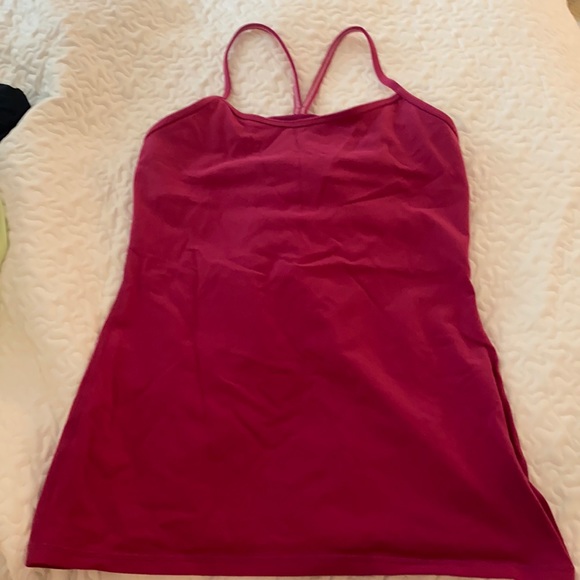 Fuchsia Racerback Tank🍋 - Picture 1 of 2